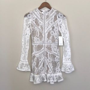 TOBI ‘Victoria’ White Lace Dress